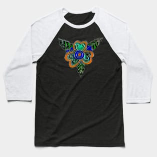 Tri Heart Leaf Baseball T-Shirt